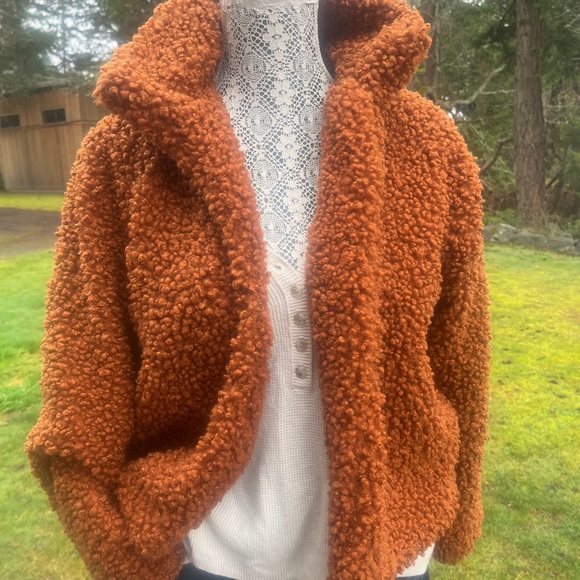 BROWN TEDDY COAT SIZE M - Picture 3 of 7